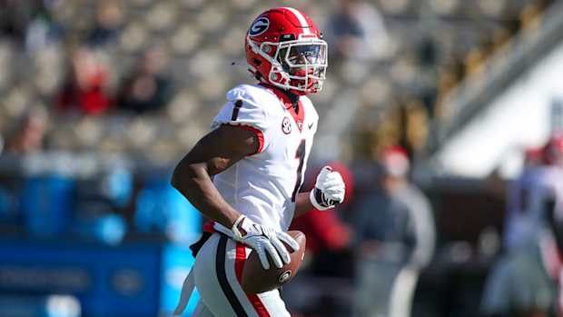 George Pickens with the Bulldogs.